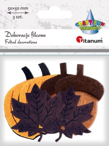 Ozdoba filcowa Craft-fun Jesień Titanum Craft-fun (EA975)