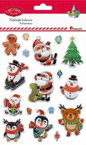 Naklejka (nalepka) Craft-Fun Series wypukłe XMAS Titanum (24ESD050-1)