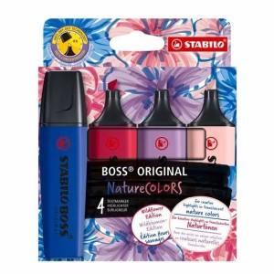 Zakreślacz BOSS nature COL Wild  4m wkład mix 2-5mm Stabilo