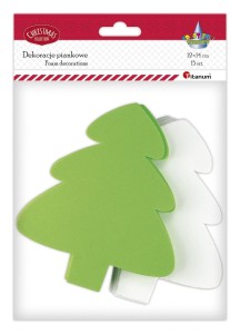 Ozdoba piankowa Craft-Fun Series choinki Titanum (12x14cm X 2mm)