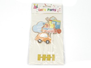 Dekoracja na tort topper pojazdy One Dollar (362253)