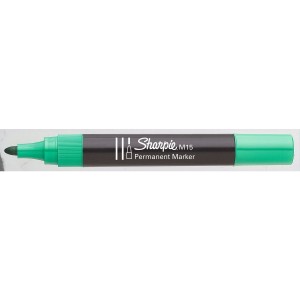 Marker permanentny wkład zielony okrągła końcówka Paper Mate