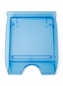 Szuflada na dokumenty na dokumenty przeźroczysta niebieska a4 niebieski przezroczysty plastik [mm:] 297x210 Durable (1701674540)