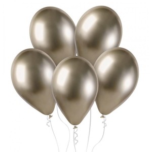 Balon gumowy Shiny 13 cali, 50 sztuk złoty 5cal Godan (GB120/85)