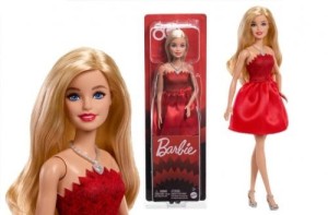 Lalka 80-lecie Rubinowa sukienka [mm:] 290 Barbie (JGD25)