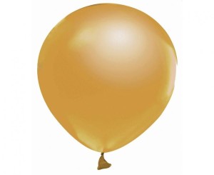 Balon gumowy Beauty&Charm 20 szt. złoty 5cal Godan (CB-5MZN)