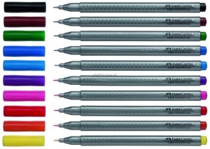 Cienkopis Grip Faber-Castell 0,4mm żółty (FC151607)