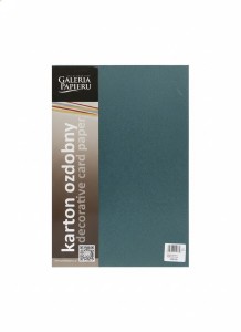 Papier ozdobny (wizytówkowy) Earth A4 granatowy 220g Galeria Papieru (204706)