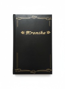 Kronika a4 pionowa nity CZARNY 100k. [mm:] 210x300 Barbara
