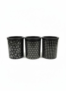 Temperówka czarno-chromowy plastik Berlingo (320755)