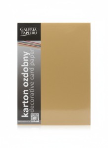 Papier ozdobny (wizytówkowy) pearl A4 ZŁOTY 210g Galeria Papieru (205454)