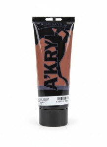 Farba akrylowa kolor: ziemisty brunatny 200ml Renesans (25)