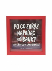 Skarbonka Napadać na bank drewno Pan Dragon (5907195300173)
