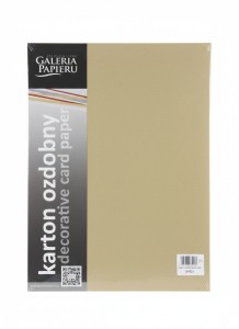 Papier ozdobny (wizytówkowy) iceland A4 ZŁOTY 230g Galeria Papieru (204626)