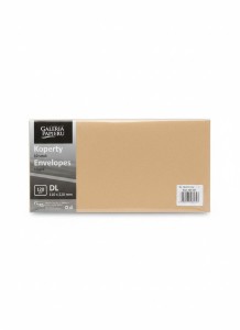 Koperta wood bezowy DL beżowa Galeria Papieru (282127) 10 sztuk