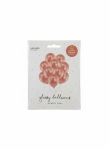 Balon gumowy 10 szt. miedziany 270mm Partydeco (CHB1-020-10)