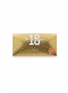 Koperta 18-nastka DL mix Kukartka (KOP) 1 sztuk