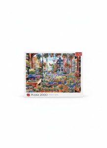 Puzzle Kwiaciarnia w Amsterdamie 2000 el. Trefl (27128)