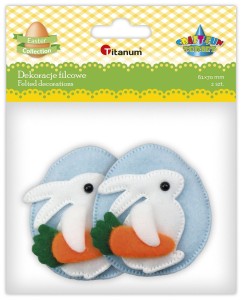 Ozdoba filcowa Craft-Fun Series Jajo WN Titanum (BJ25091158-3)