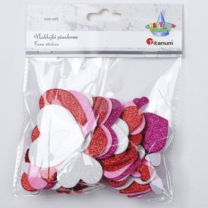 Naklejka (nalepka) Craft-Fun Series Piankowe serca Titanum Craft-Fun (25HY0904-13)