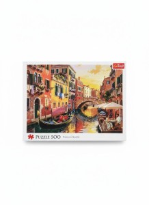 Puzzle Wenecja o zachodzie słońca 500 el. Trefl (37556)