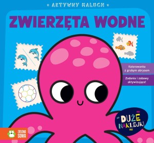 Książka dla dzieci Aktywny maluch. Zwierzęta wodne cm Zielona Sowa