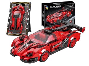 Klocki konstrukcyjne model auta, z podstawką, 402 części Adar (630697)