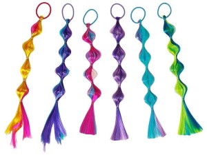 Zestaw piękności kosmyk włosów do zaplatania, dł.40cm, mix kolorów Adar (621688)