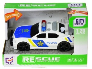 Samochód  policyjny ze światłem i dźwiękiem Adar (565791)