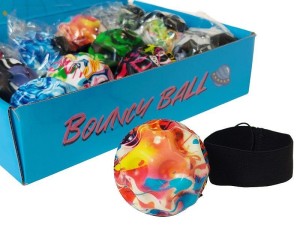 Piłeczka na gumce, na nadgarstek, śr. ok 6cm Adar (622067)