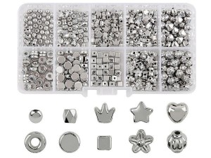 Koraliki dla dziewczynki do nawlekania, do tworzenia bransoletek Adar (632530)