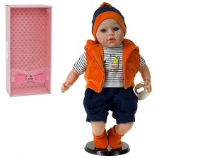 Lalka bobas z polskim głosem, śpiewa i mówi po polsku; Box [mm:] 450 Adar (614505)