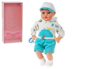 Lalka bobas z polskim głosem, śpiewa i mówi po polsku; Box [mm:] 400 Adar (614499)