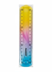 Linijka plastikowa 15cm Flamingo (FLKR972275)