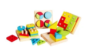 Zabawka edukacyjna drewniana inteligencja 4w1 Smily Play (AC7620  AN01)