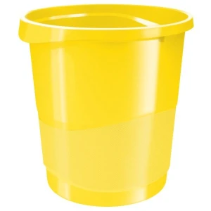 Kosz na śmieci Vivida Europost plastik kolor: żółty 14L Esselte (623946)