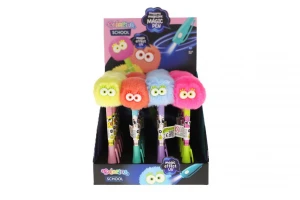 Długopis standardowy MAGICZNY UV POM POM wymazywalny wkład niebieski 0,5mm Patio (01874PTR)