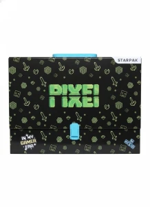 Teczka z szerokim grzbietem na zatrzask Pad1 A4 mix Starpak (583311)