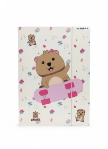 Teczka kartonowa na gumkę Kuoaka A4 mix Starpak (583304)