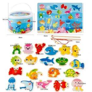 Puzzle rybki magnetyczne Bączek/Tupiko (RMP 5248)