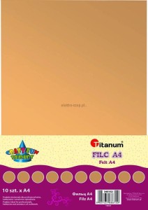 Filc Titanum Craft-Fun Series kolor: cielisty 10 ark. (345152)