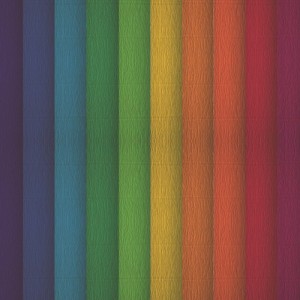 Bibuła marszczona TOP-2000 tęcza mix 250mm x 2000mm (400153936)
