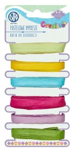 Rafia Astra Creativo rafia 6x5m pastelowe inspiracje mix 21g 5m (5901137111216)