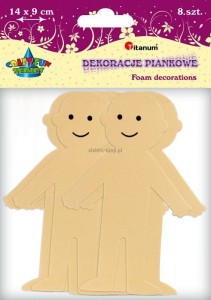 Ozdoba piankowa Titanum Craft-Fun Series postacie