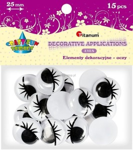 Oczka Titanum Craft-Fun Series 15 szt (ORZ008)