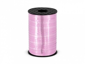 Wstążka Partydeco plastikowa 5mm różowy 225m (PRM5-081)