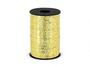 Wstążka Partydeco złoty 5mm złota 225m (PRH5-019)