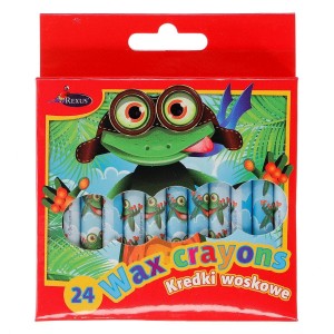 Kredki świecowe Rexus 24 kol. (603544)