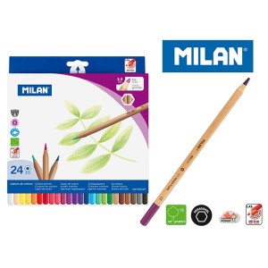Kredki ołówkowe Milan 24 kolory (722124)