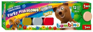 Farby plakatowe St.Majewski Polly pocket kolor: mix 20ml 12 kolor.